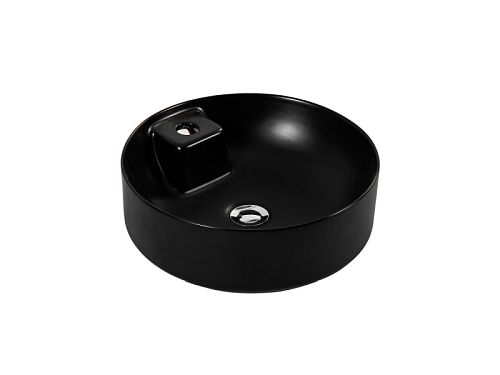 Раковина накладная Aquatek Европа AQ5212-MB 40,5*40,5*14 черный матовый