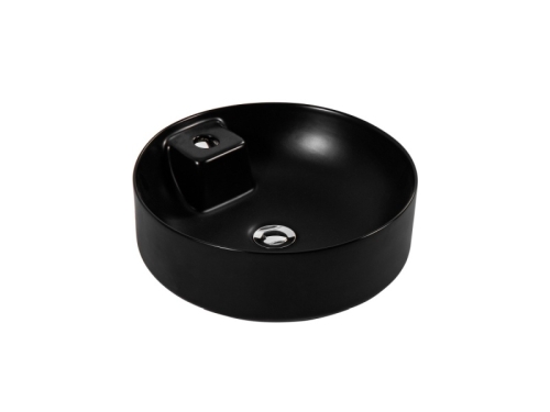 Раковина накладная Aquatek Европа AQ5212-MB 40,5*40,5*14 черный матовый