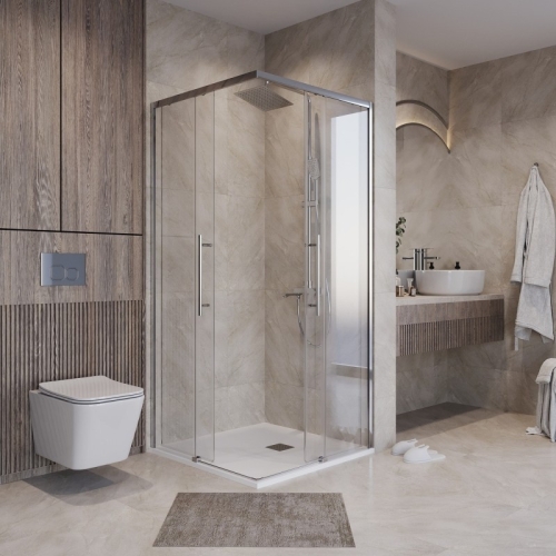 Душевое ограждение Niagara Нова/Nova NG-6628(6630)-34 80*80, 100*100,стекло прозрачное фото 3