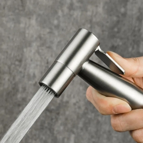 Смеситель с гигиеническим душем Gappo G7299-30 сатин фото 4