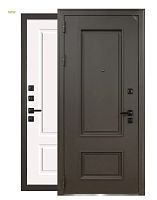 Дверь входная Tandoor Теодор Муар/Силк Сноу 96*220 правая/левая