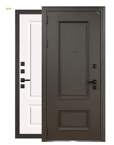 Дверь входная Tandoor Теодор Муар/Силк Сноу 96*220 правая/левая