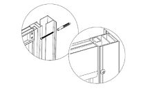 Доборы для душевых ограждений низкий поддон 100*100