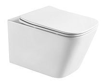 Унитаз подвесной безободковый Taliente Correto CR55003, смыв Торнадо