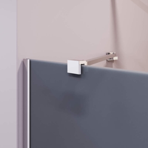 Шторка на ванну RGW SC-150 60, 70, 80, 90 стекло тонированное фото 2