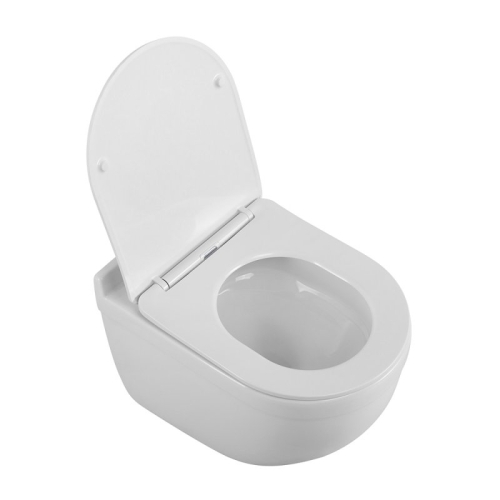 Унитаз подвесной безободковый Belbagno Senso-TOR смыв Торнадо, сиденье микролифт фото 3