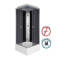 Душевая кабина Niagara Eco E90/26Q/TN 90*90*215 средний поддон(26см),стекло тонированное
