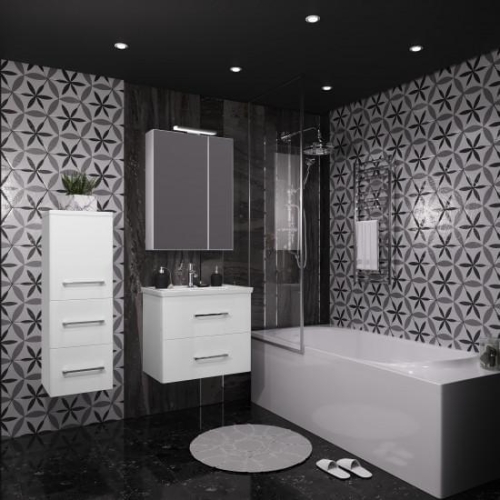 Зеркало-шкаф Opadiris Арабеско 60, 70, 80 с подсветкой фото 3