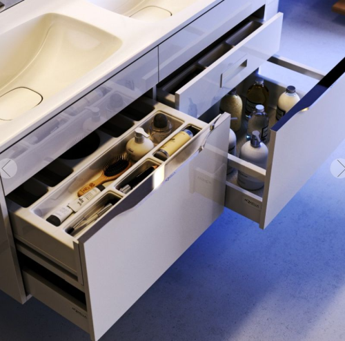 Тумба с умывальником Aqwella  MALAGA 120 подвесная Крафт тёмный фото 4