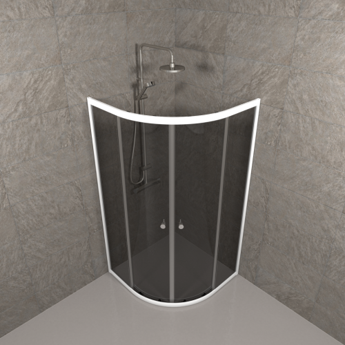 Душевое ограждение Triton Грей 90*90 стекло тонированое фото 3