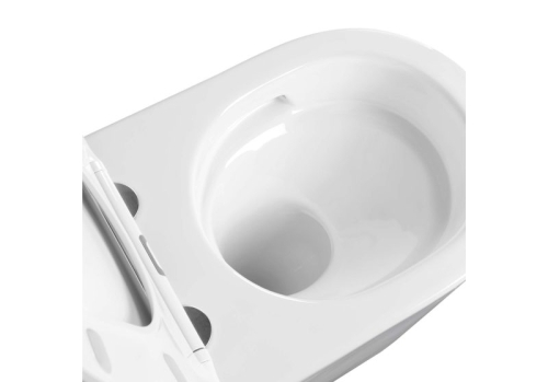 Унитаз подвесной безободковый Aquatek ОБЕРОН AQ1365T-00, смыв Торнадо фото 4