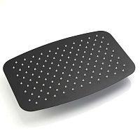 Верхний душ Berges Ventas O Black 074006 30*20 см, черный матовый