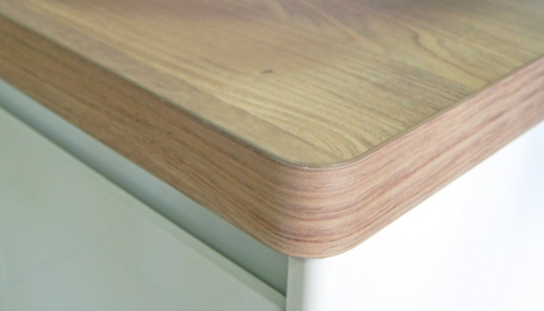 Столешница Velvex invisible line IL 60, 70, 80, 90, 100 белая, шатанэ фото 3