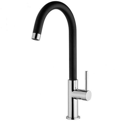 Смеситель для кухни Paini Sky белый, черный