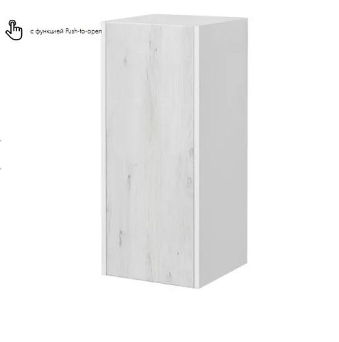 Шкафчик подвесной Акватон Сакура 33 Ольха навара/Белый Глянцевый