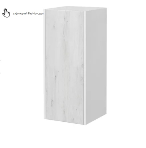 Шкафчик подвесной Акватон Сакура 33 Ольха навара/Белый Глянцевый