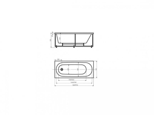 Ванна Aquatek Оберон электронное управление 160, 170*70, 180*80 гидромассажная фото 4