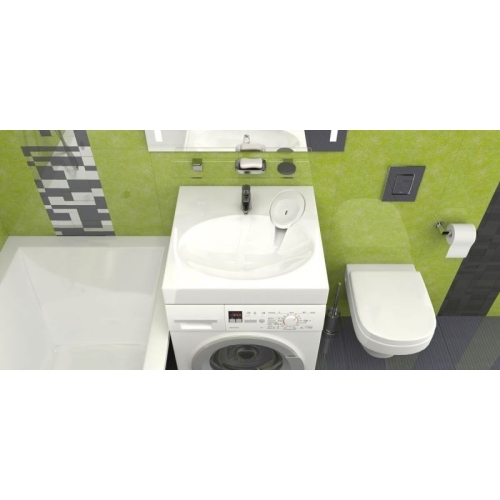 Раковина Marrbaxx Мейси V5 60*60 над стиральной машиной фото 2