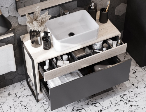 Опора высокая Aquaton Лофт Урбан 33x70 фото 4