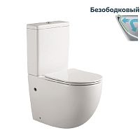 Унитаз напольный безободковый Aquatek Европа AQ2903-00 сиденье с микролифтом