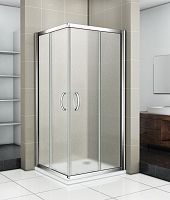 Душевое ограждение BAS INFINITY CR 80*80, 90*90, 100*100 хром