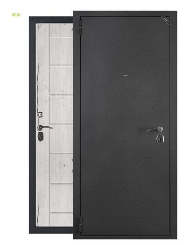 Дверь входная Tandoor Лайт Букле графит/Дуб канадский 86, 96*205 левая/правая