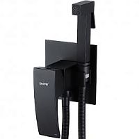 Смеситель с гигиеническим душем Gappo G7207-6 черный