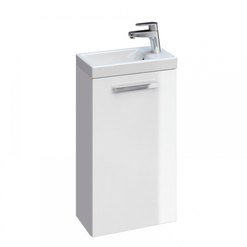 Тумба с раковиной Cersanit Melar 40 подвесная/напольная, белая