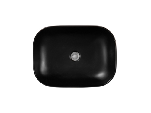 Раковина накладная Aquatek AQ5526-MB 56*42*14, черный матовый фото 4