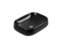 Раковина накладная Aquatek AQ5526-MB 56*42*14, черный матовый