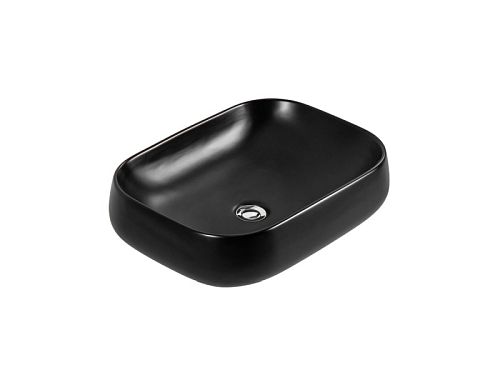 Раковина накладная Aquatek AQ5526-MB 56*42*14, черный матовый
