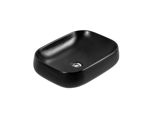 Раковина накладная Aquatek AQ5526-MB 56*42*14, черный матовый