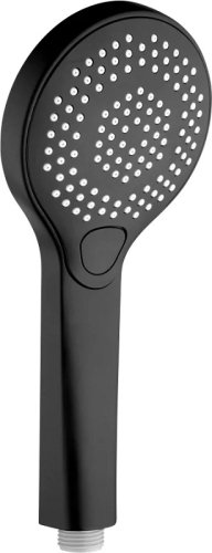 Душевой гарнитур Cersanit Neno 63696 (стойка, лейка 3 режима, шланг 200) черный фото 2