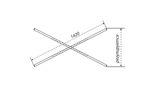 Каркас стальной Triton Стандарт 140-170*70-75 фото 3