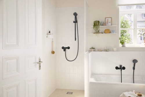 Смеситель для душа Hansgrohe Rebris S черный 72640670 фото 2