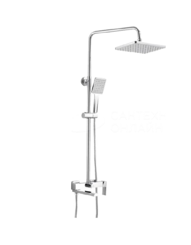 Душевая система BELZ B24613 со смесителем, хром