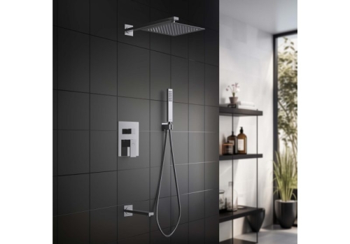 Душевая система скрытого монтажа Aquatek Либра AQ1673CR хром фото 4