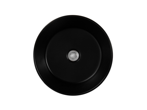 Раковина накладная Aquatek AQ5118-MB 40*40*16,5, черный матовый фото 2
