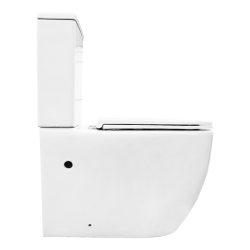 Унитаз напольный безободковый Azario Verona AZ-8301, смыв Торнадо фото 7