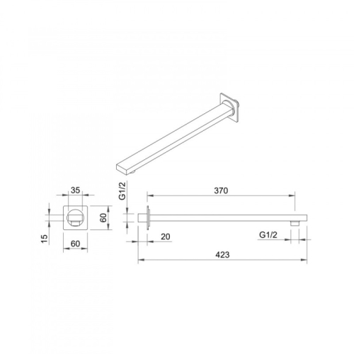 Душевой комплект Berges Ventas 3S BLACK 073006, черный матовый фото 10