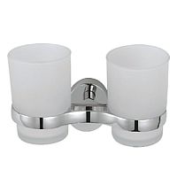 Держатель стаканов двойной Haiba HB1608 хром