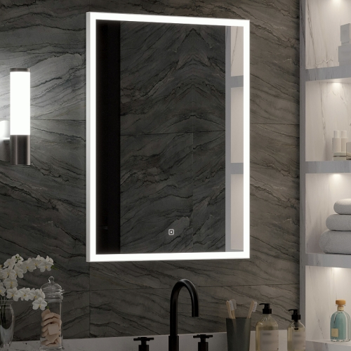 Зеркало Continent Frame White LED 60*80, 70*100, 100*70 фото 6