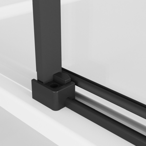 Душевое ограждение Niagara Нова/Nova NG-6828(6829, 6830)-34ВLACK 80*80, 90*90,100*100стекло прозрачное фото 7