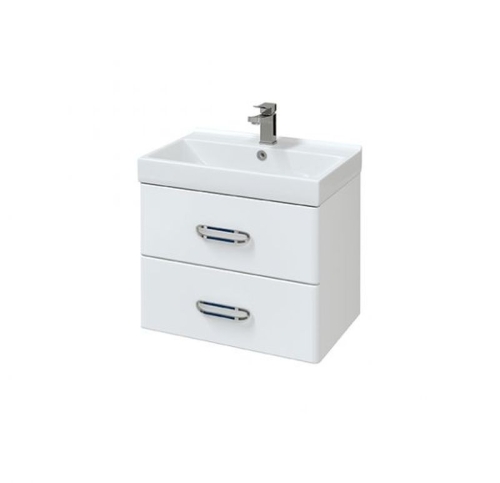 Тумба Мирсант FUJI 60/80/100 с умывальником (Deep-100/80) (Fest-60)  подвесная белая