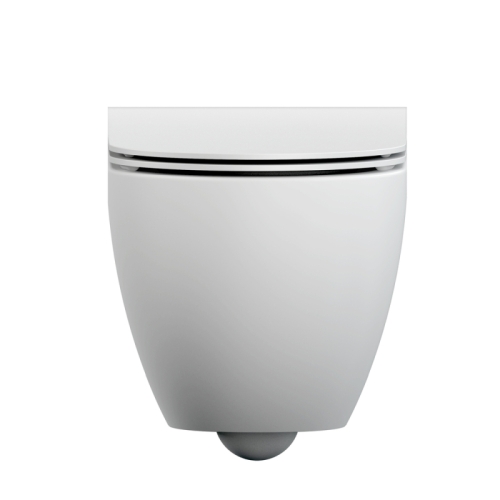 Унитаз подвесной безободковый Cersanit Brasko Smart 64824 Clean On DPL EO slim LP, сидение дюропласт фото 2