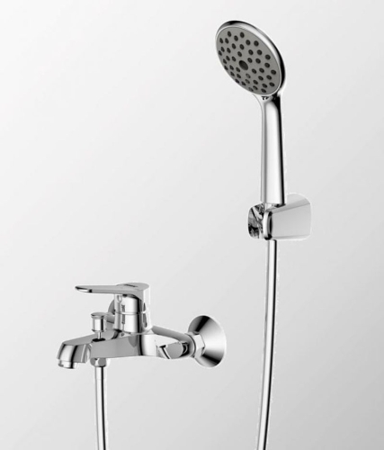 Смеситель для ванны Bravat Eco хром фото 2