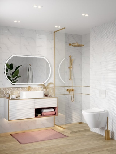 Зеркало с антизапотеванием Cersanit Design 090 100*60, 120*70 фото 2