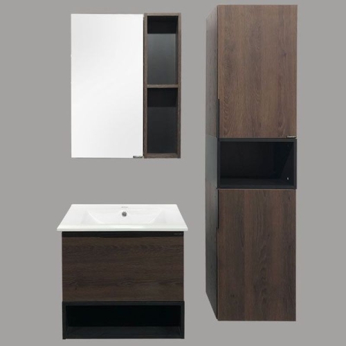 Зеркало со шкафчиком Comforty Франкфурт 60 75 90 фото 4