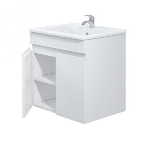 Тумба с раковиной Мирсант NEXT 60 подвесная 2 двери фото 2