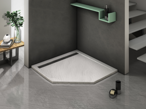 Поддон WeltWasser WW TRP Stone-WT 90*90, 100*100 искусственный мрамор + ножки + панель + сифон Поддон WeltWasser WW TRP Stone-WT 90*90, 100*100 искусственный мрамор + ножки + панель + сифон